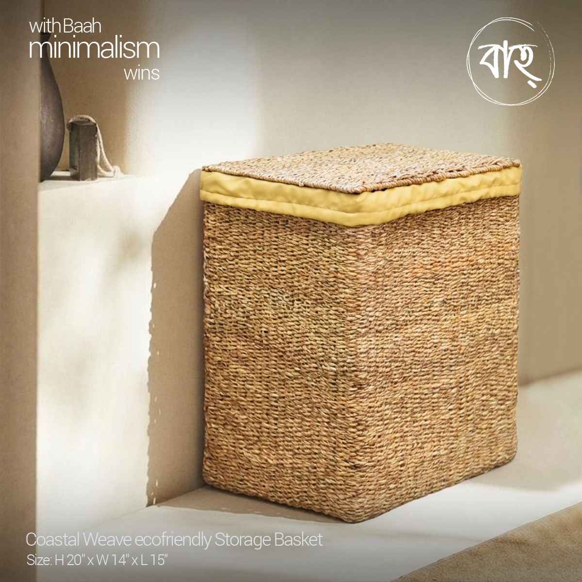 Coastal Weave ecofriendly Storage Basket